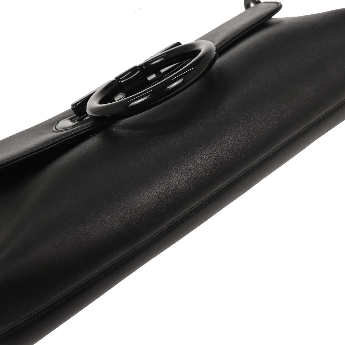 Salvatore Ferragamo Black Gancini Handbag