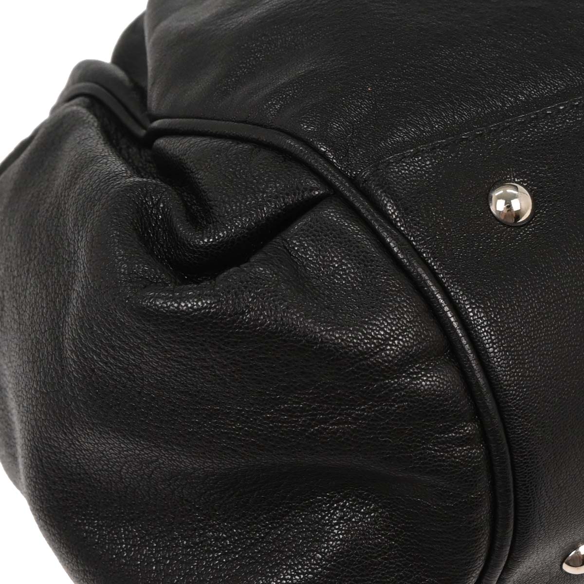 Salvatore Ferragamo Black Leather Gancini 2way Shoulder Handbag