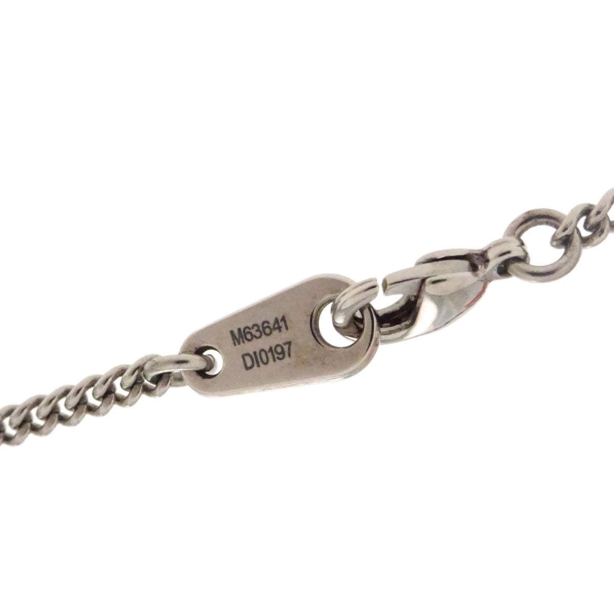 Louis Vuitton Monogram Eclipse Collier Charm Chain Necklace M63641