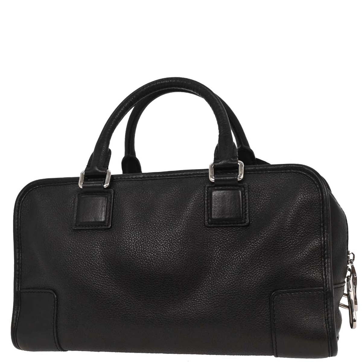 Loewe Black Leather Amazona 28 Handbag