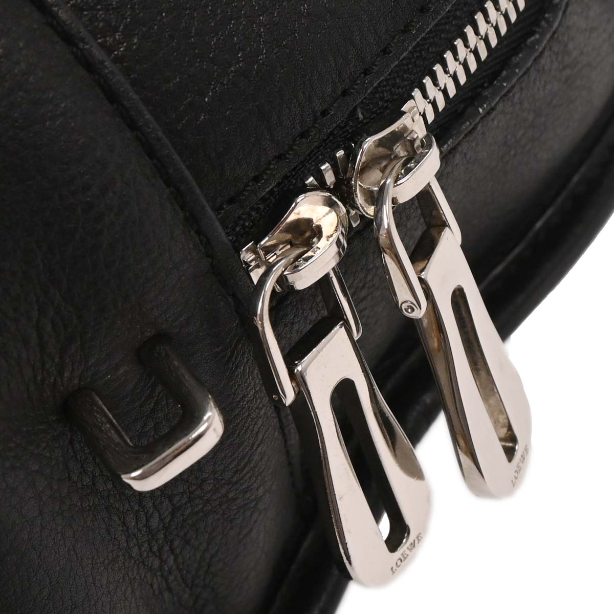 Loewe Black Leather Amazona 28 Handbag