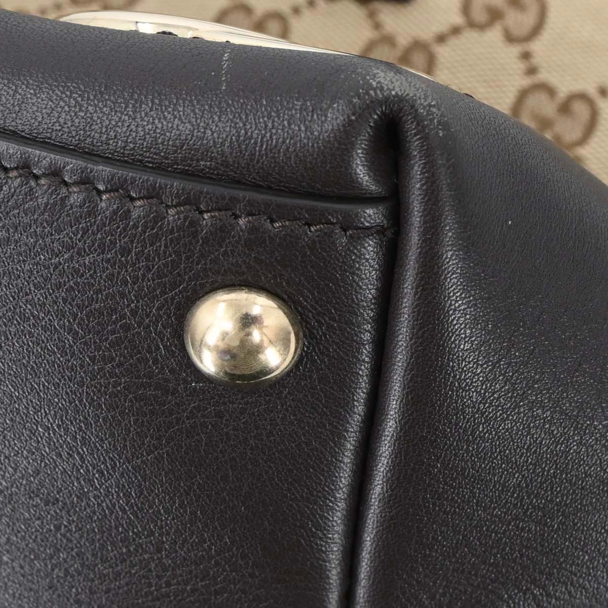 Gucci Brown Beige GG Tote Bag
