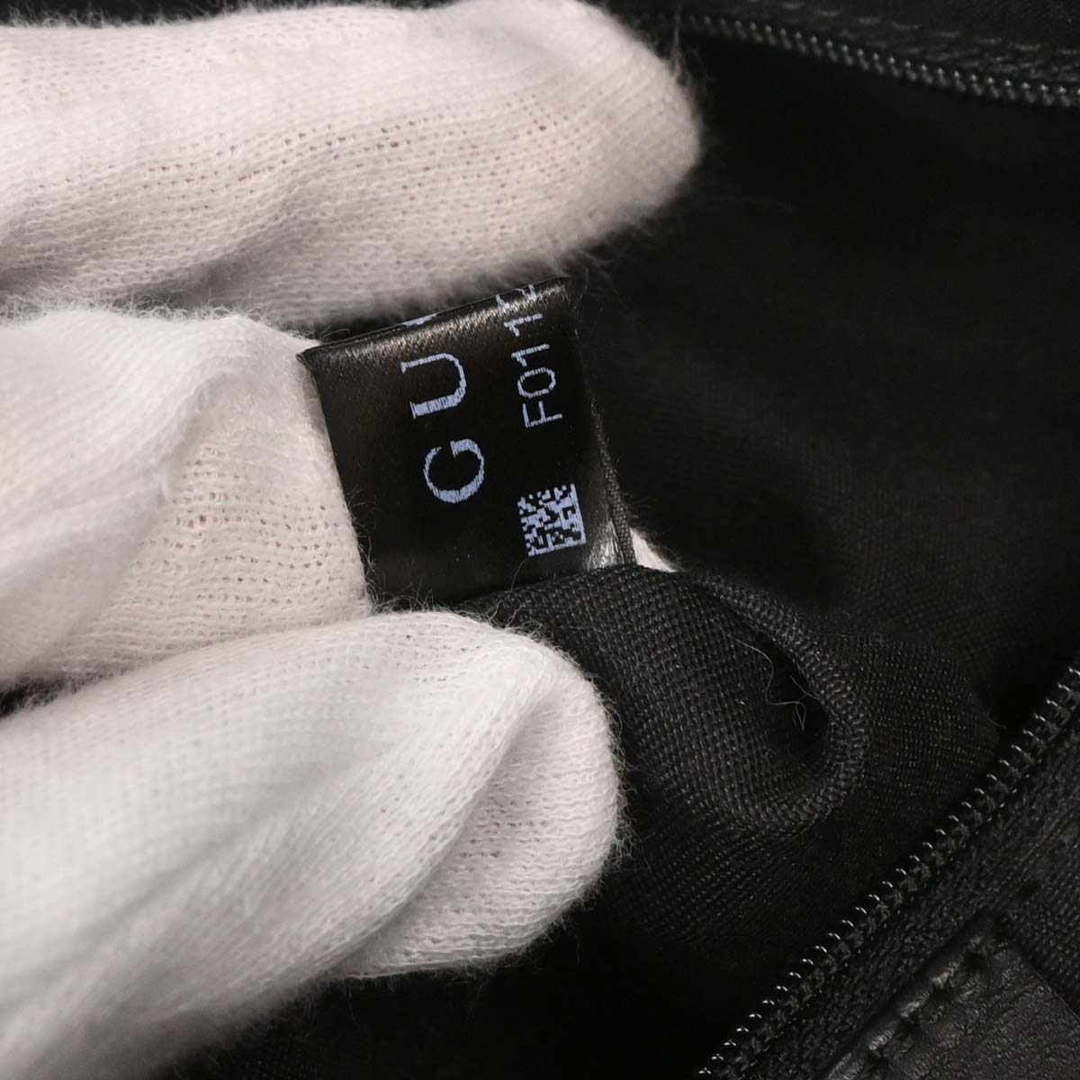 Gucci Black Canvas GG Handbag