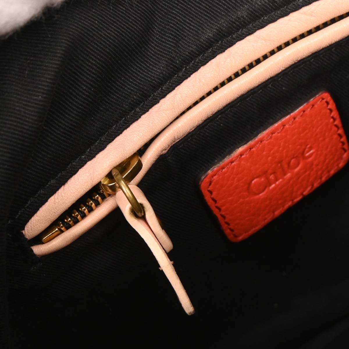 Chloe Vermilion Red Paraty 2way Shoulder Handbag