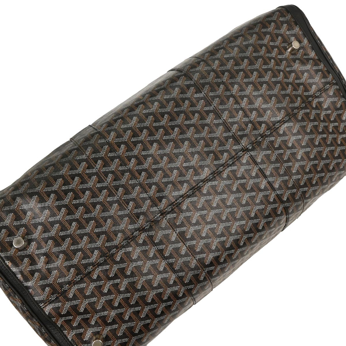 Goyard Black Croisiere 55 2way Shoulder Duffle Bag