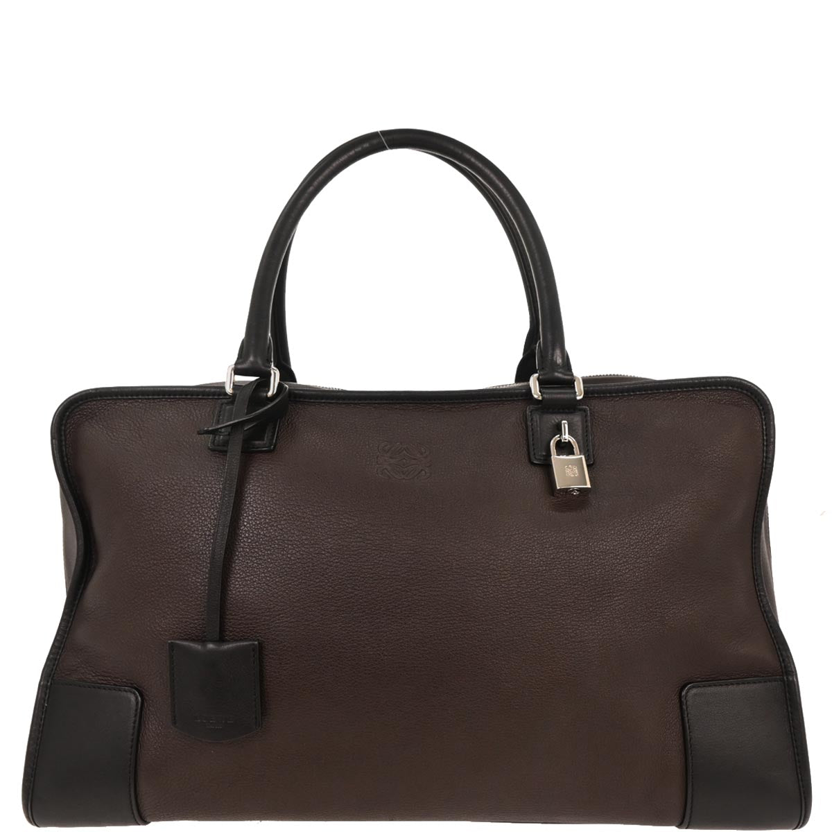 Loewe Brown Leather Amazona 44 Handbag