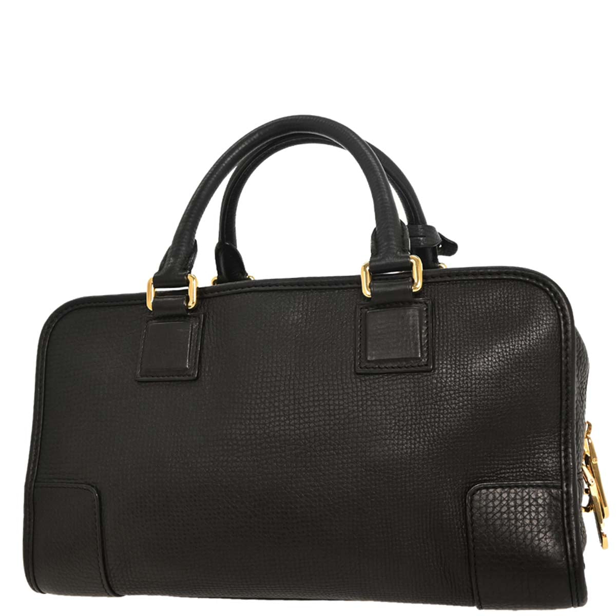 Loewe Black Leather Amazona 28 Handbag
