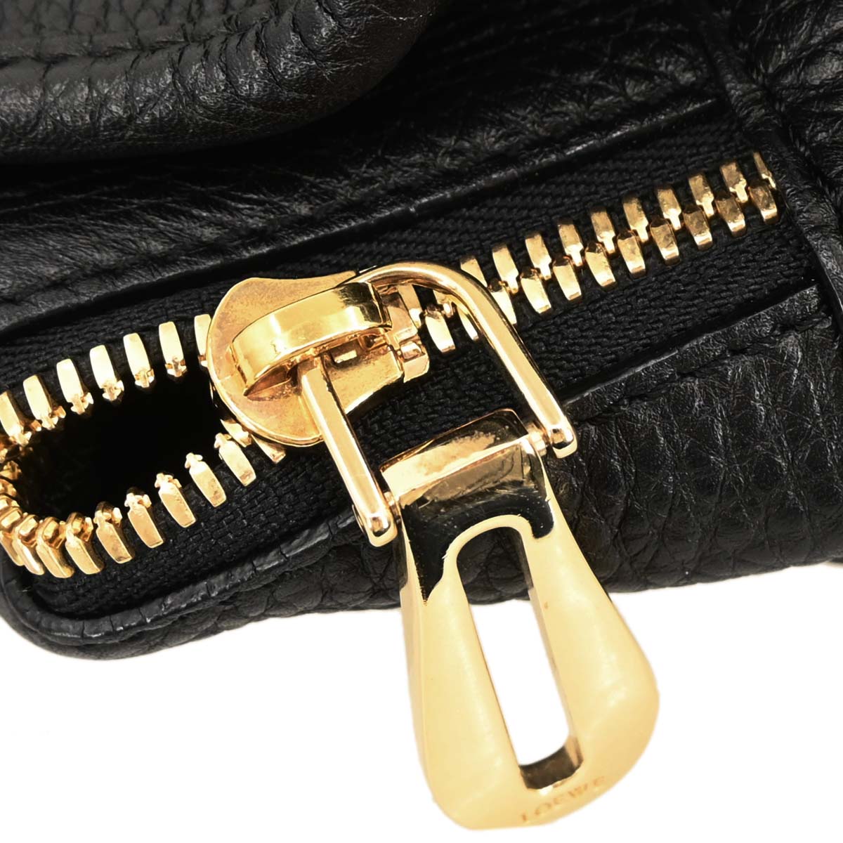 Loewe Black Leather Amazona 28 Handbag