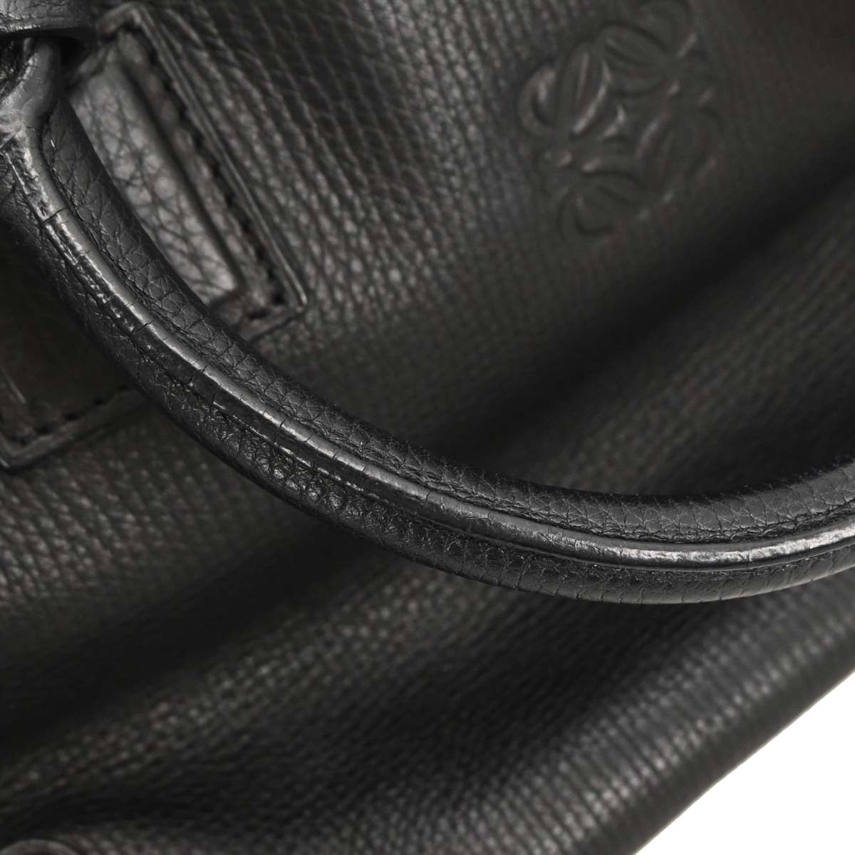 Loewe Black Leather Amazona 28 Handbag