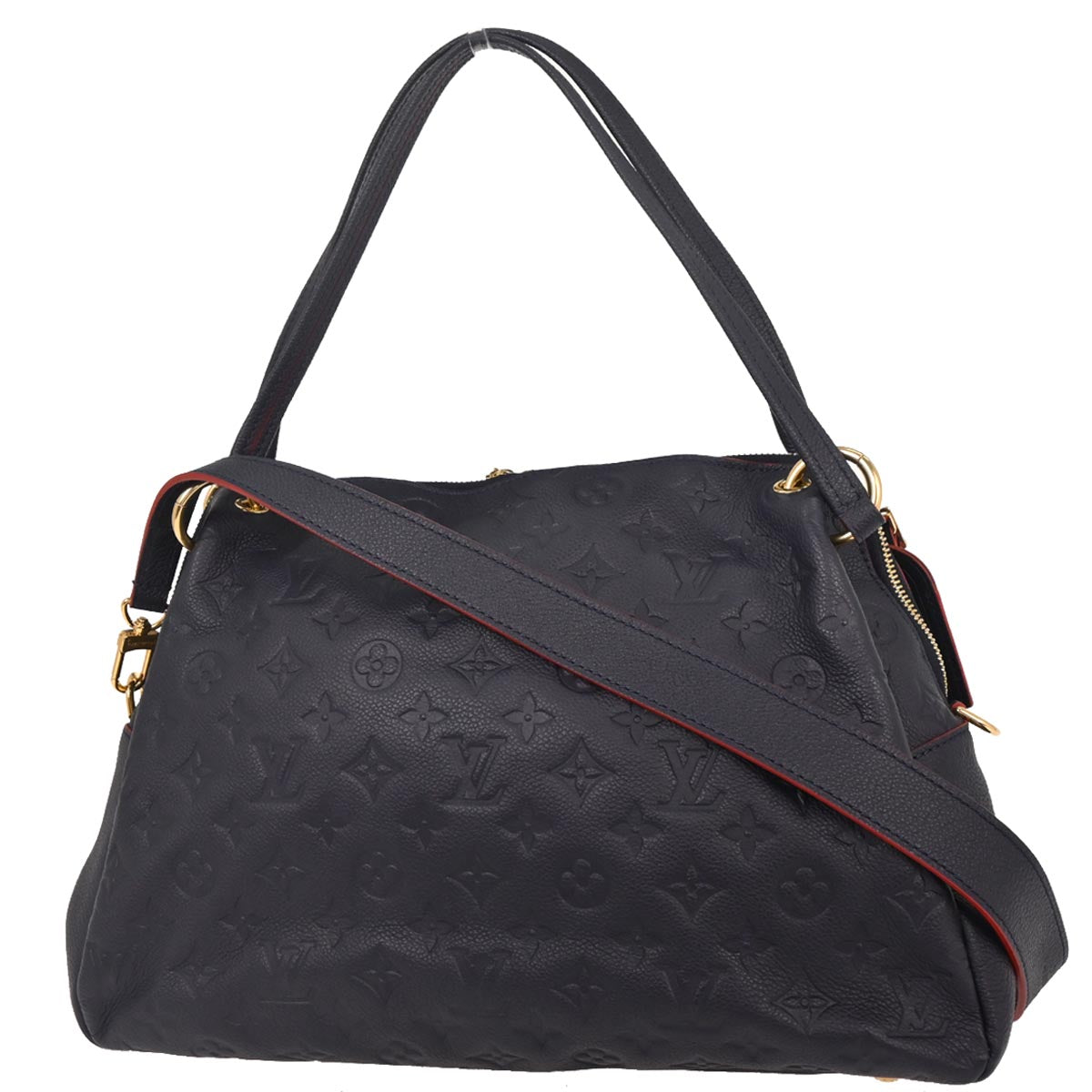 Louis Vuitton Navy Monogram Empreinte Ponthieu PM Handbag M43721