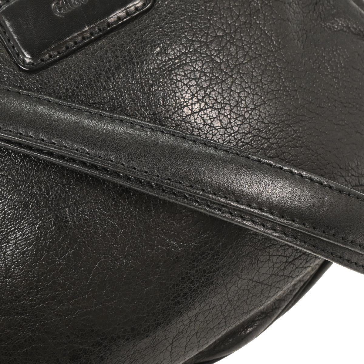 Chloe Black Leather Mavis Shoulder Bag