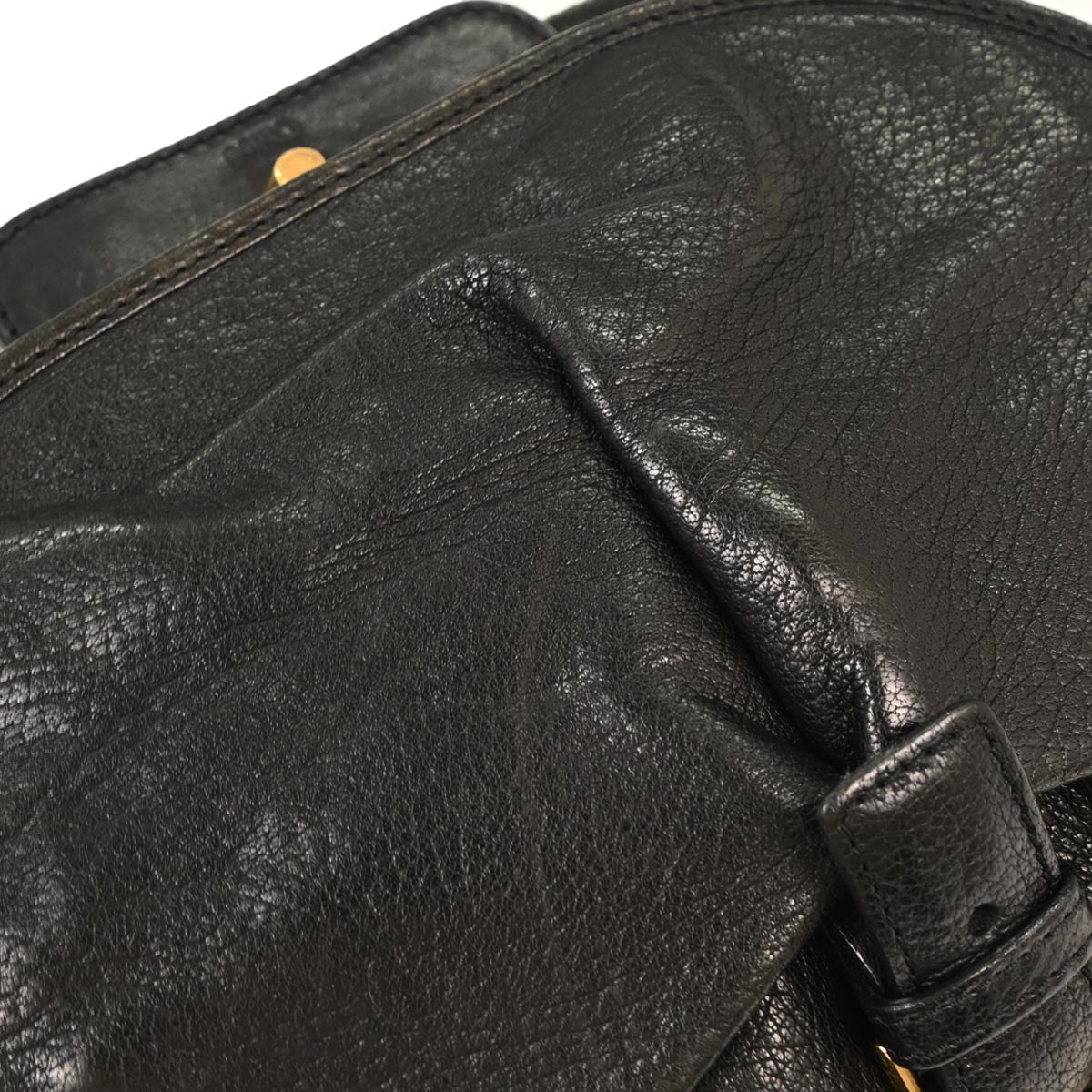 Chloe Black Leather Mavis Shoulder Bag