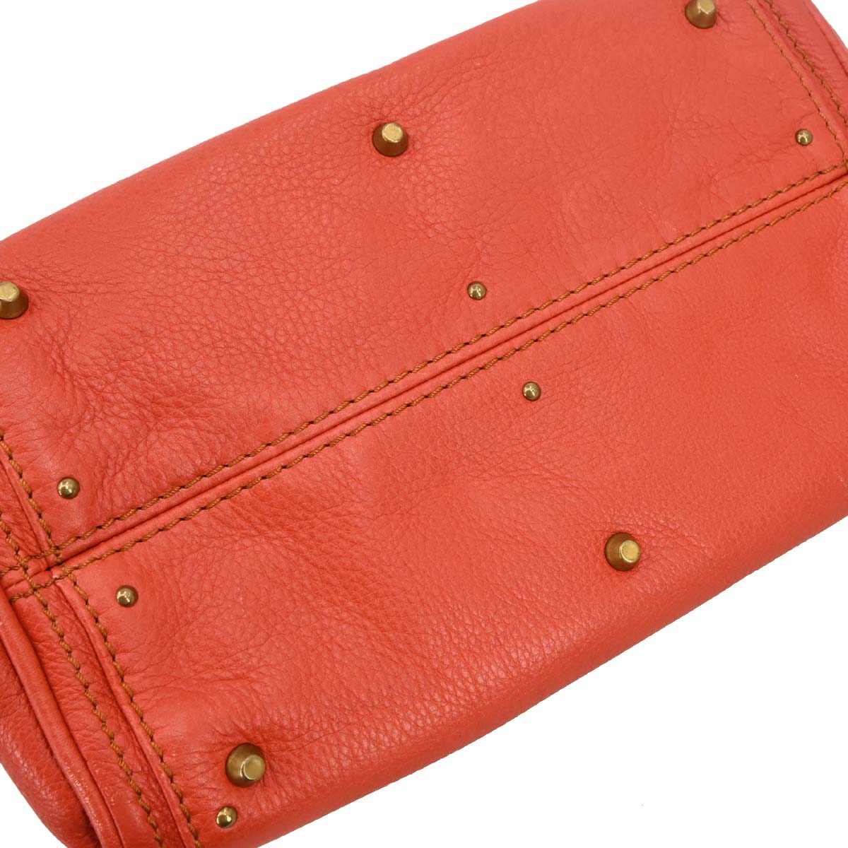 Chloe Vermilion Red Paddington Mini Handbag