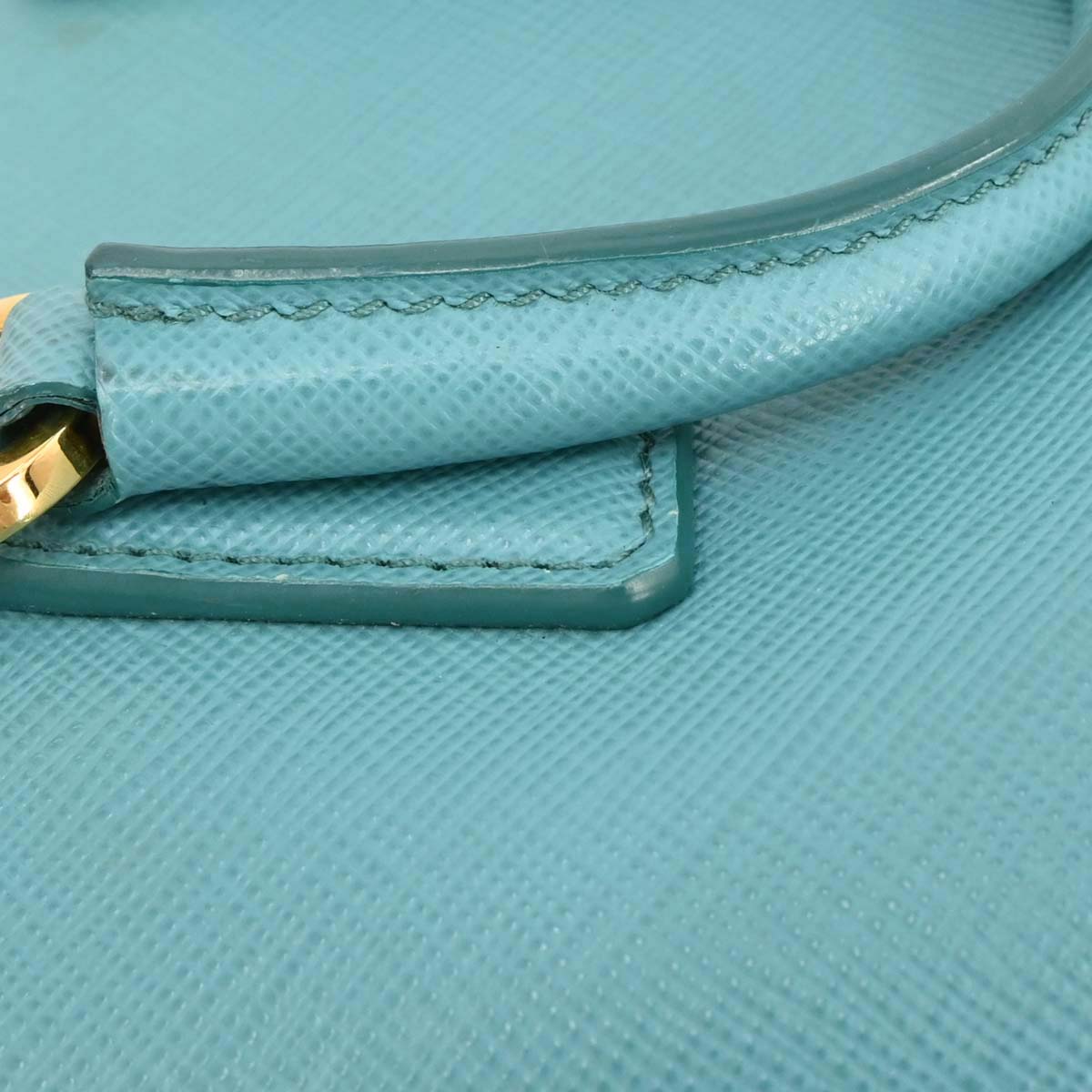 Prada Turquoise Blue Promenade 2way Shoulder Handbag