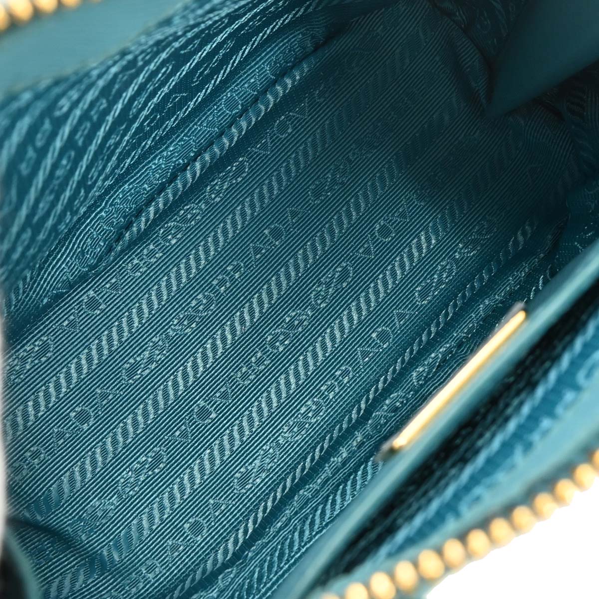 Prada Turquoise Blue Promenade 2way Shoulder Handbag