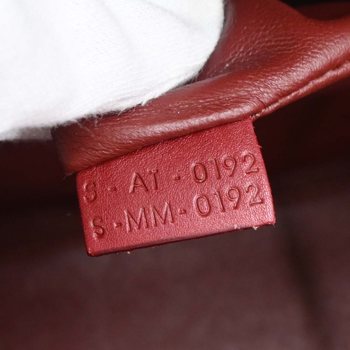 Celine Bordeaux Leather Mini Luggage Tote Bag