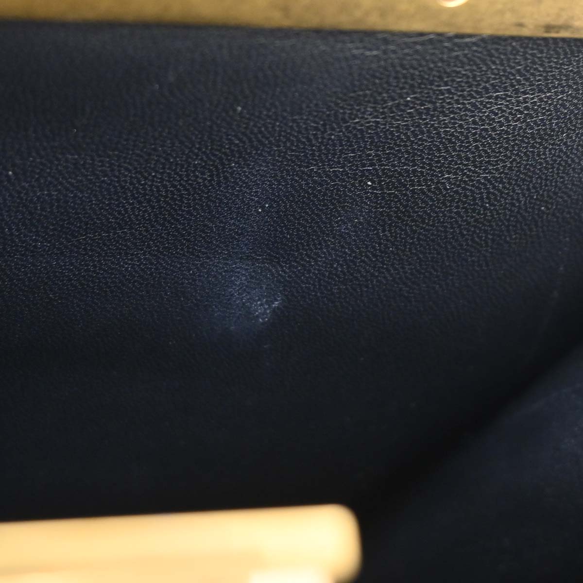 Celine Black Leather Clasp Shoulder Bag