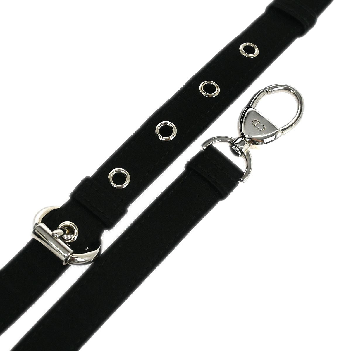 Christian Dior Black Satin Lady Dior Cannage 2way Shoulder Handbag