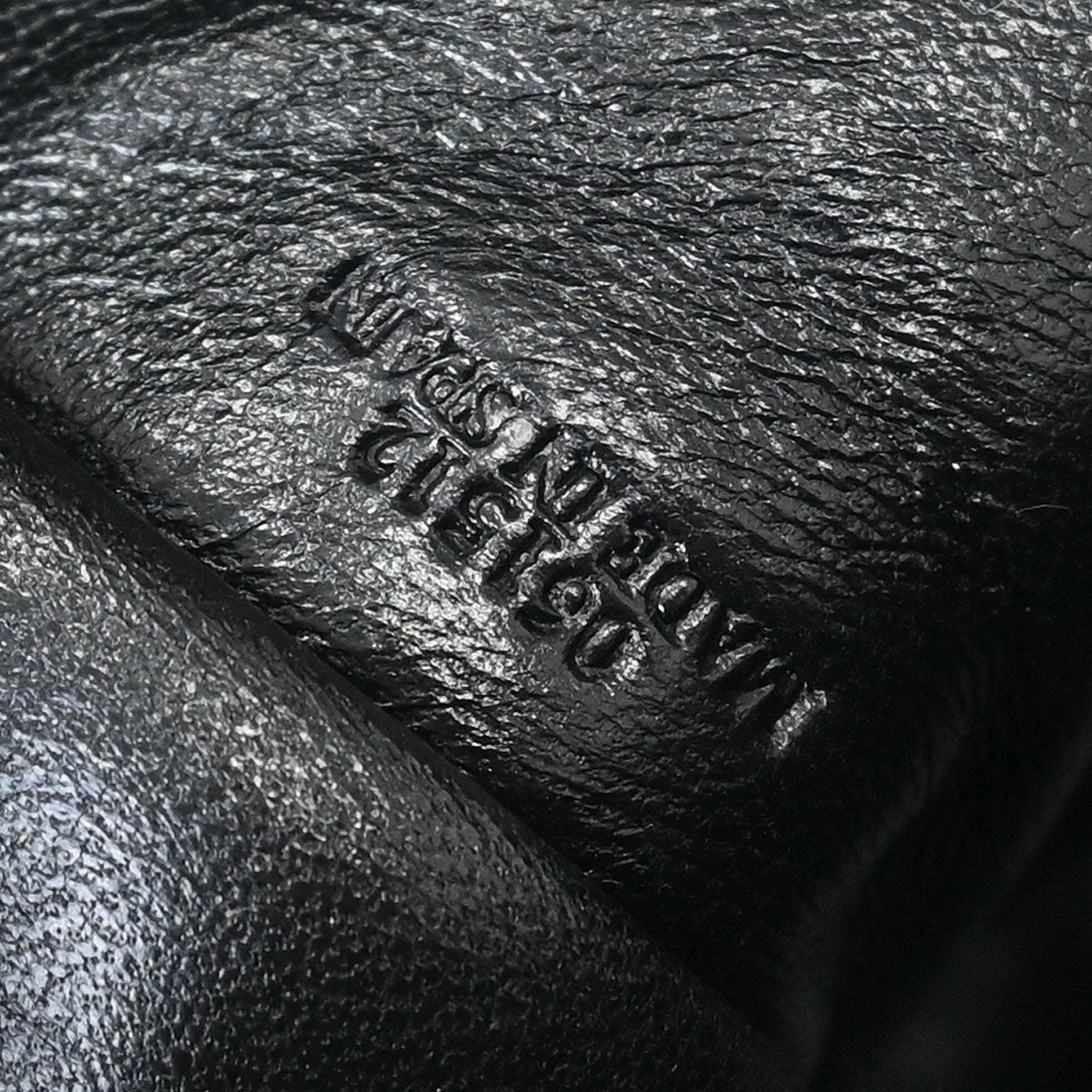 Loewe * Black Python Amazona 36 Handbag