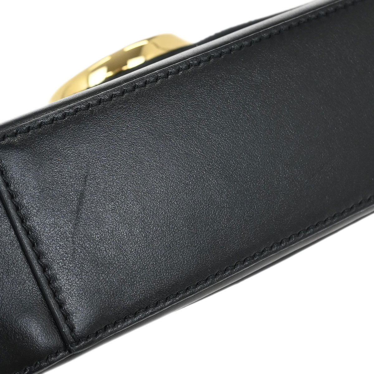 Chloe Black Leather C 2way Shoulder Handbag