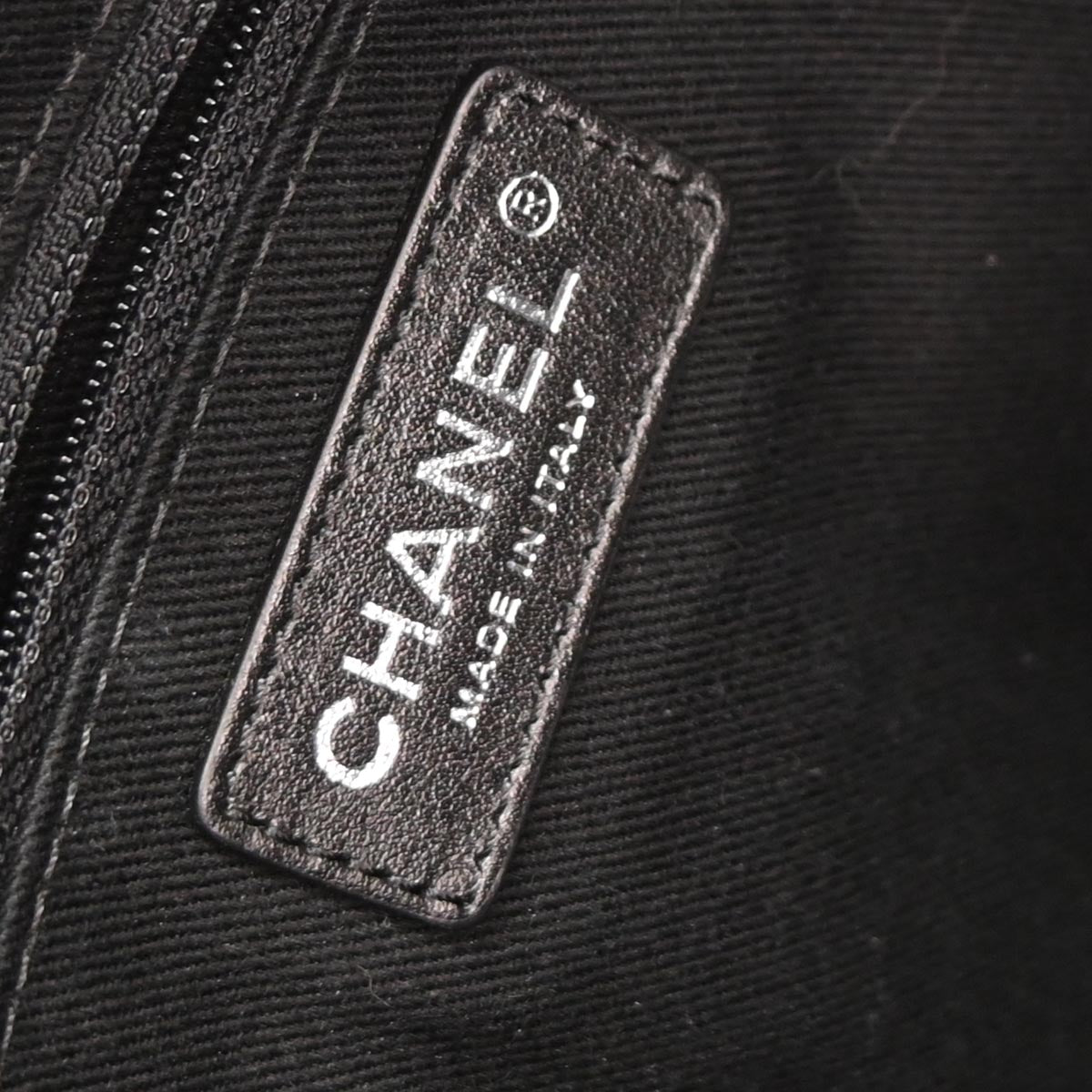 Chanel 2019 Navy Caviar Coco Eyelets Large Shopping Tote Bag