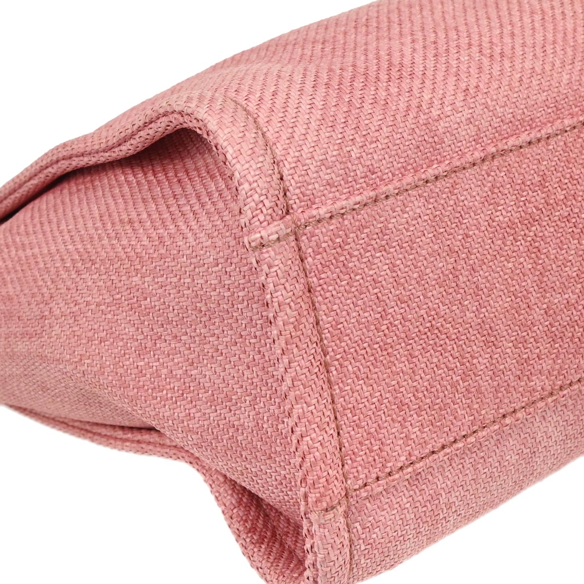 Chanel 2013-2014 Pink Canvas Small Deauville Tote Bag