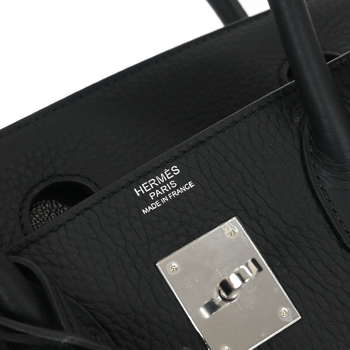 Hermes Black Togo Birkin 30 Handbag