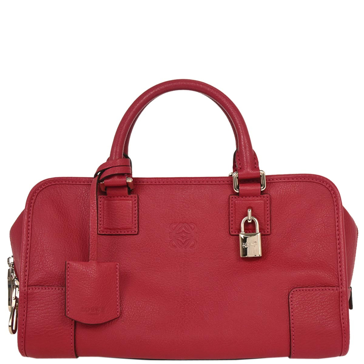 Loewe Red Leather Amazona 28 Handbag