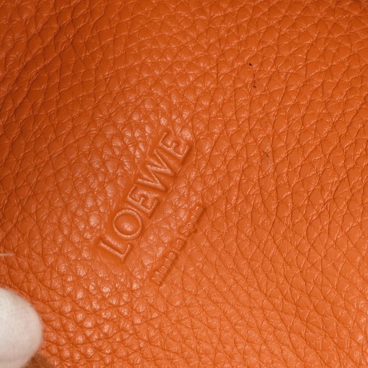 Loewe Orange Leather Anton Sling Body Bag Shoulder Bag