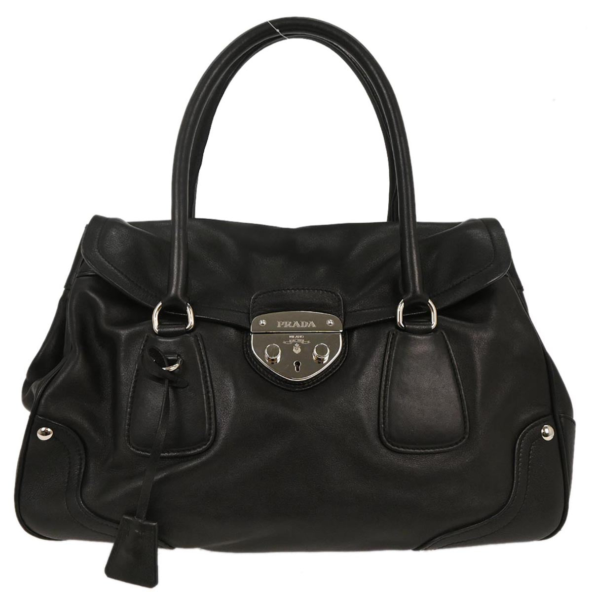 Prada Black Leather Handbag