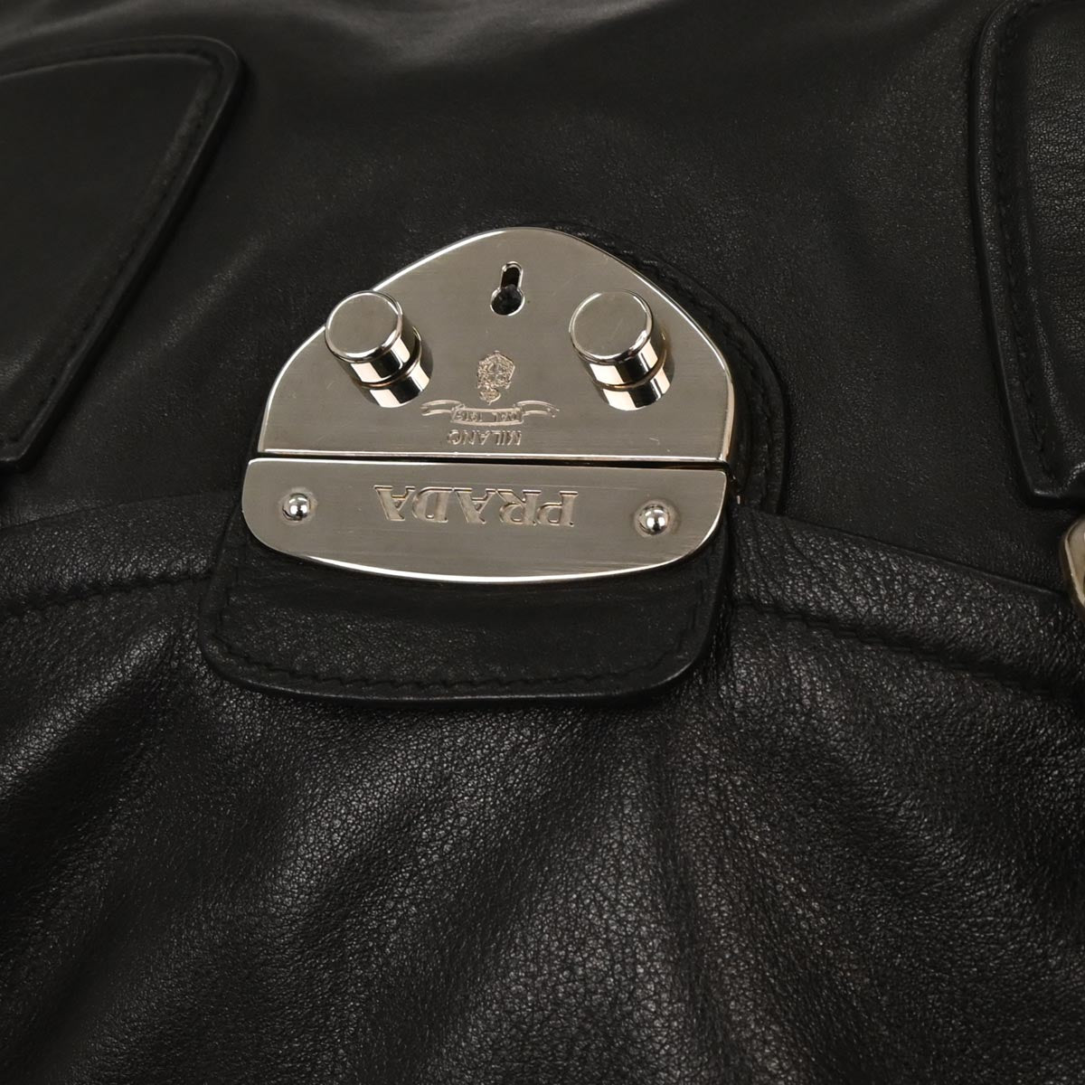 Prada Black Leather Handbag