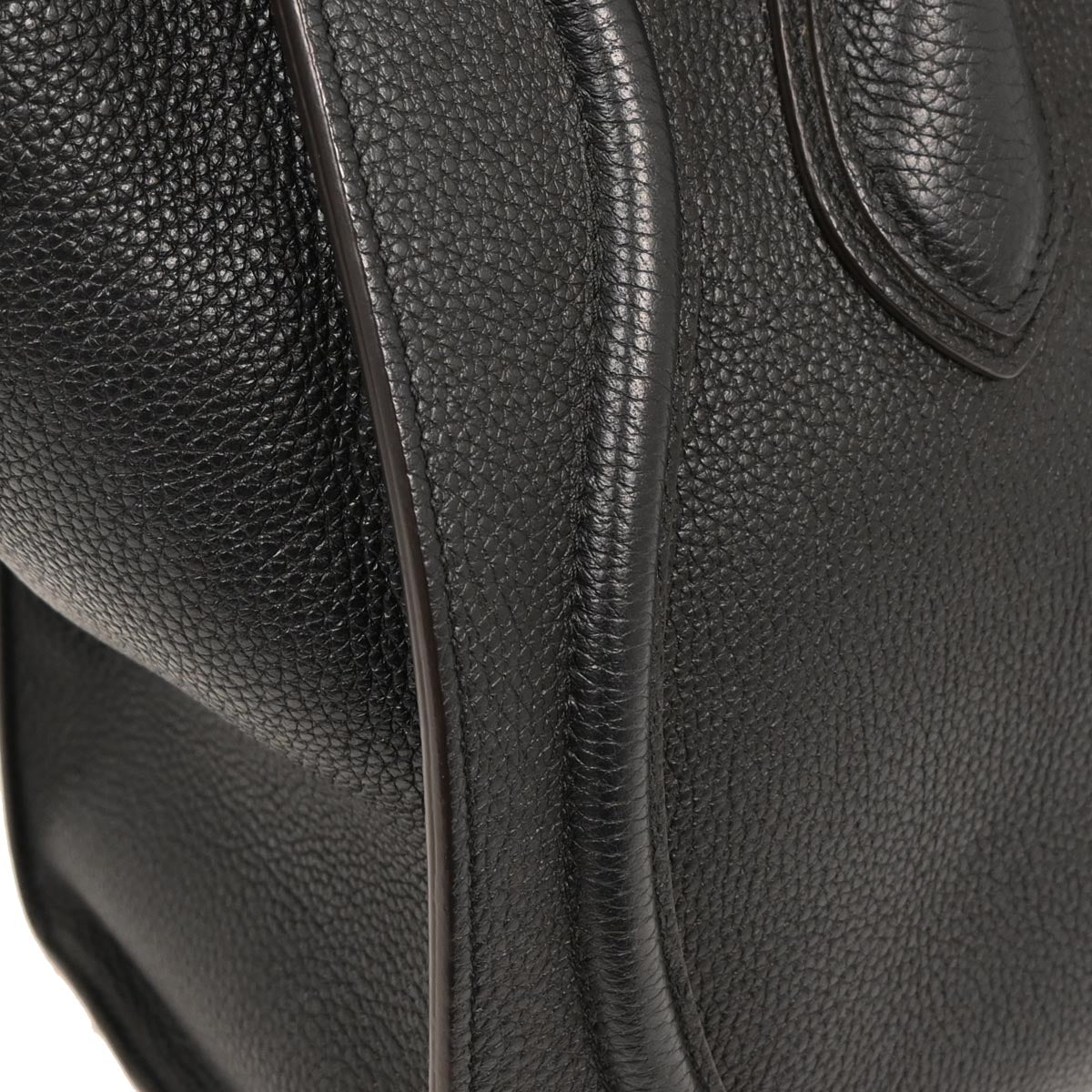 Celine Black Luggage Micro Tote Handbag