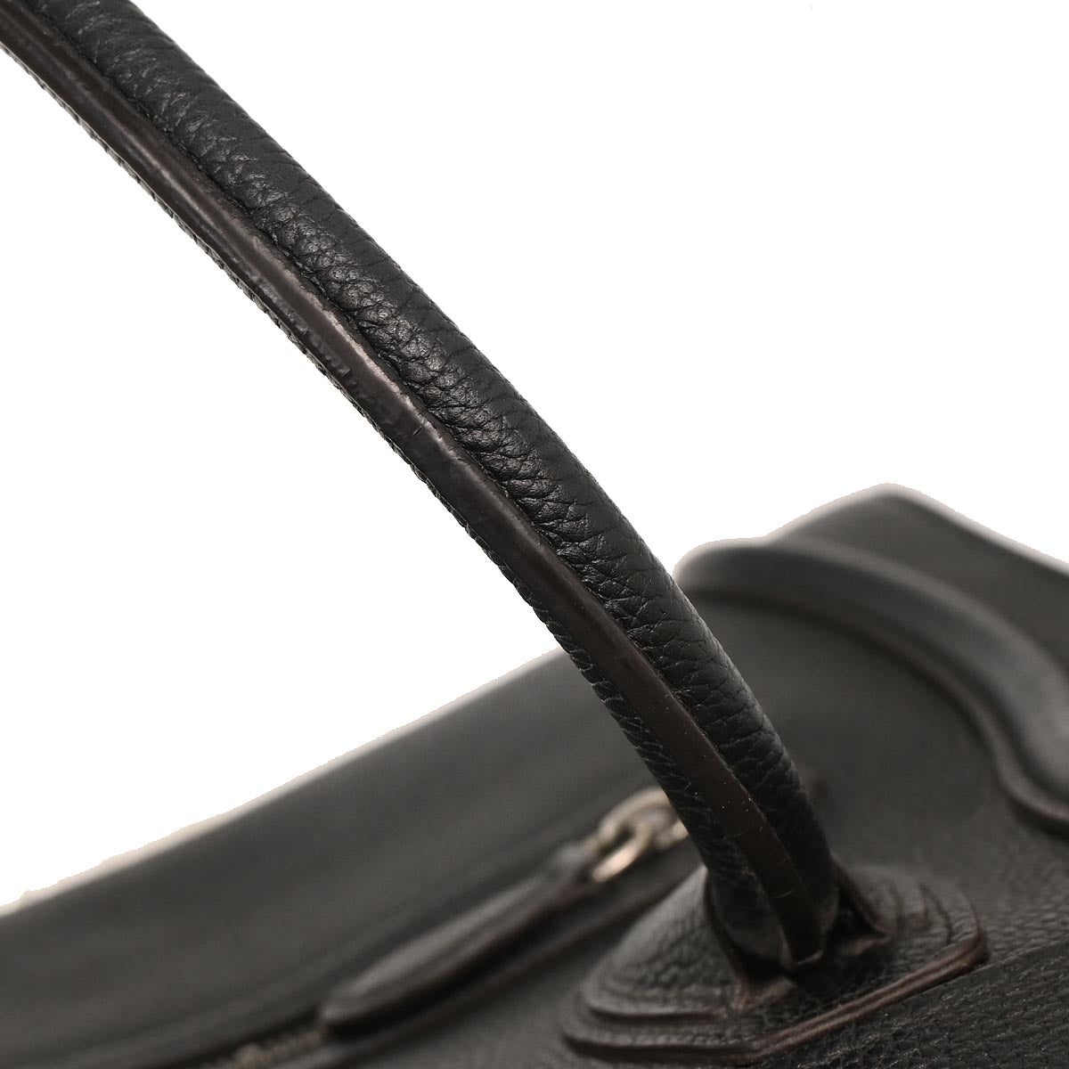 Celine Black Luggage Micro Tote Handbag