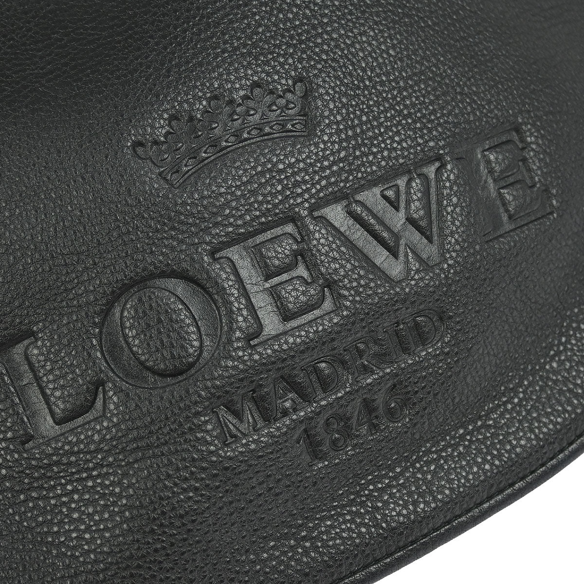 Loewe Black Leather Heritage Shoulder Bag