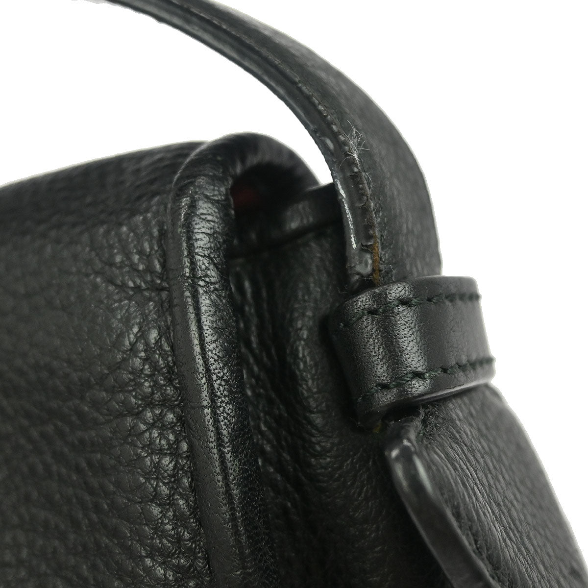Loewe Black Leather Heritage Shoulder Bag