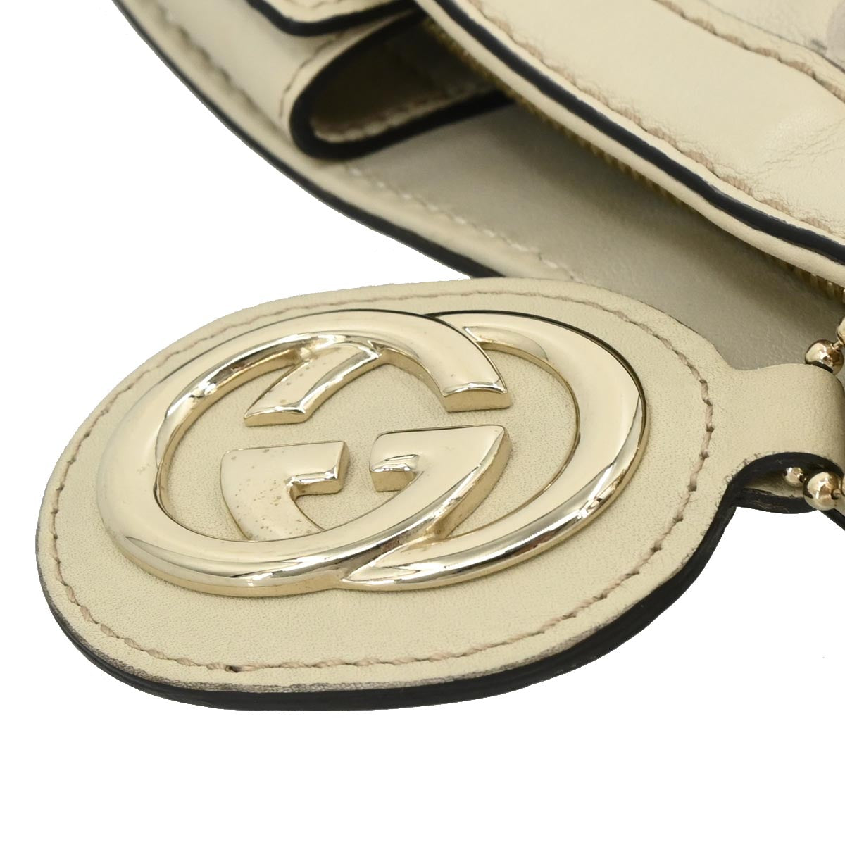 Gucci Ivory Guccissima Leather Tote Handbag