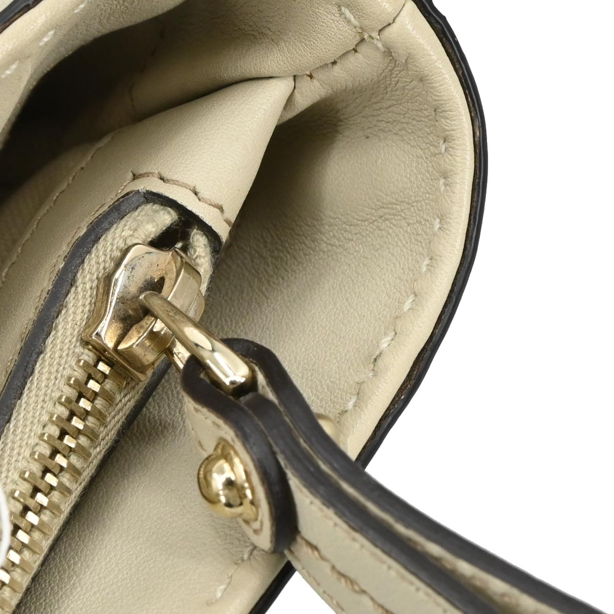 Gucci Ivory Guccissima Leather Tote Handbag