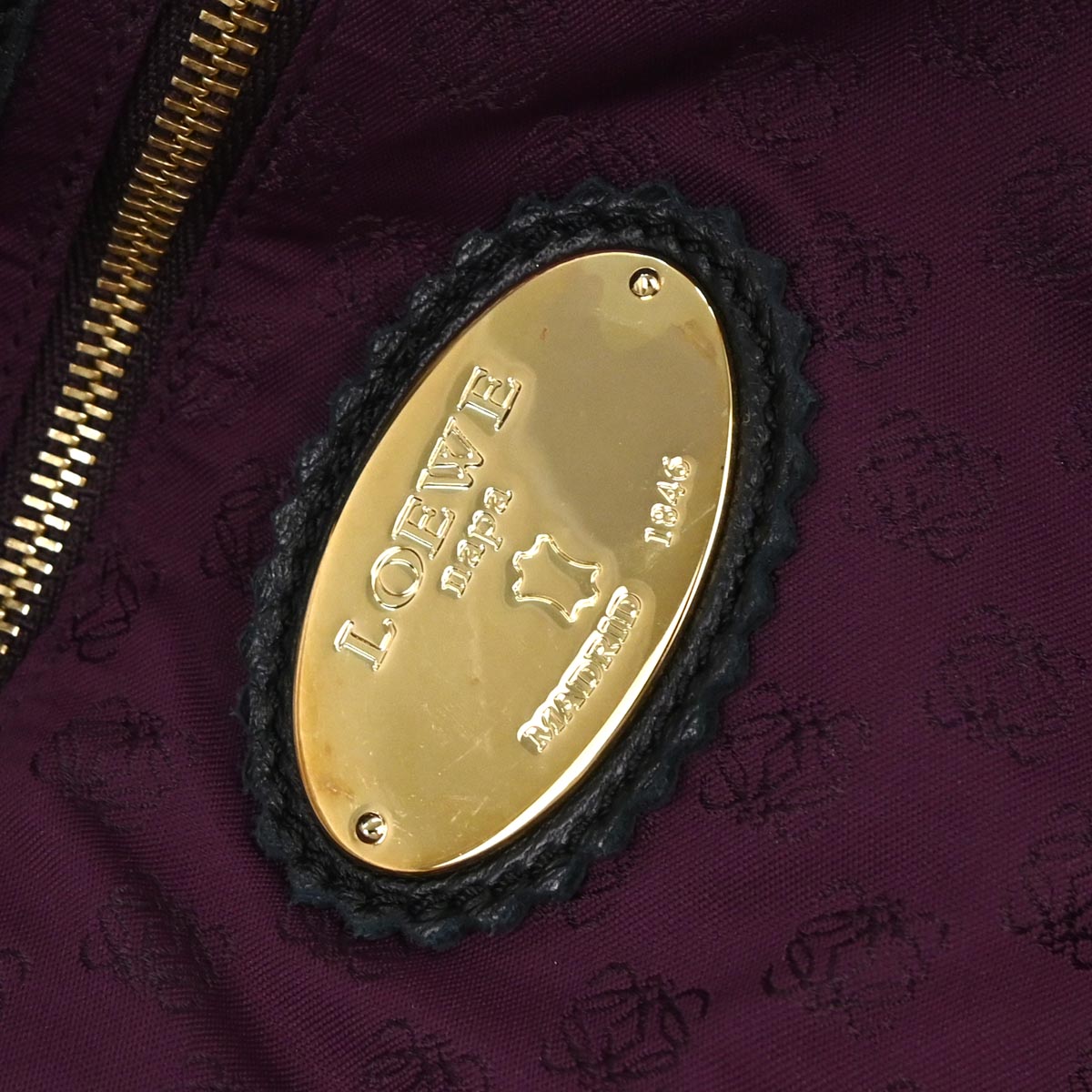 Loewe Black Lambskin Nappa Aire Handbag