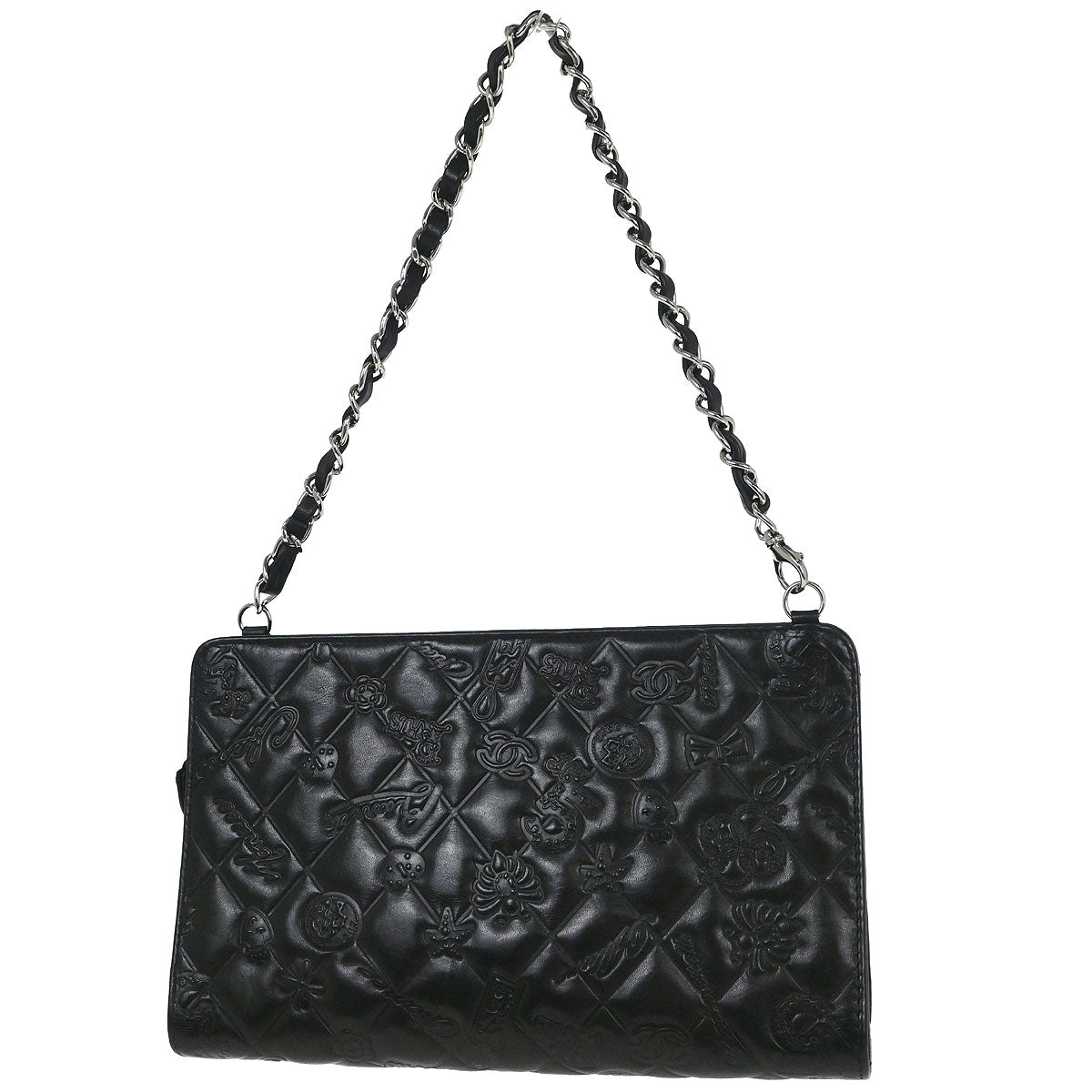 Chanel 2010-2011 Black Lambskin Lucky Symbol Handbag