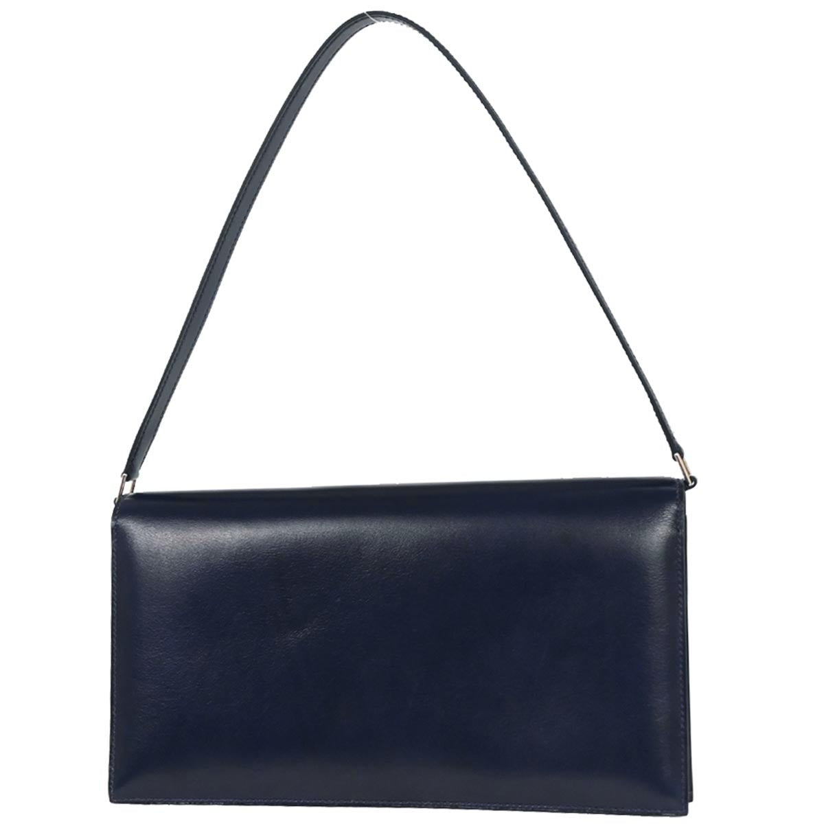Hermes Blue Abysse Box Calf Piano Handbag