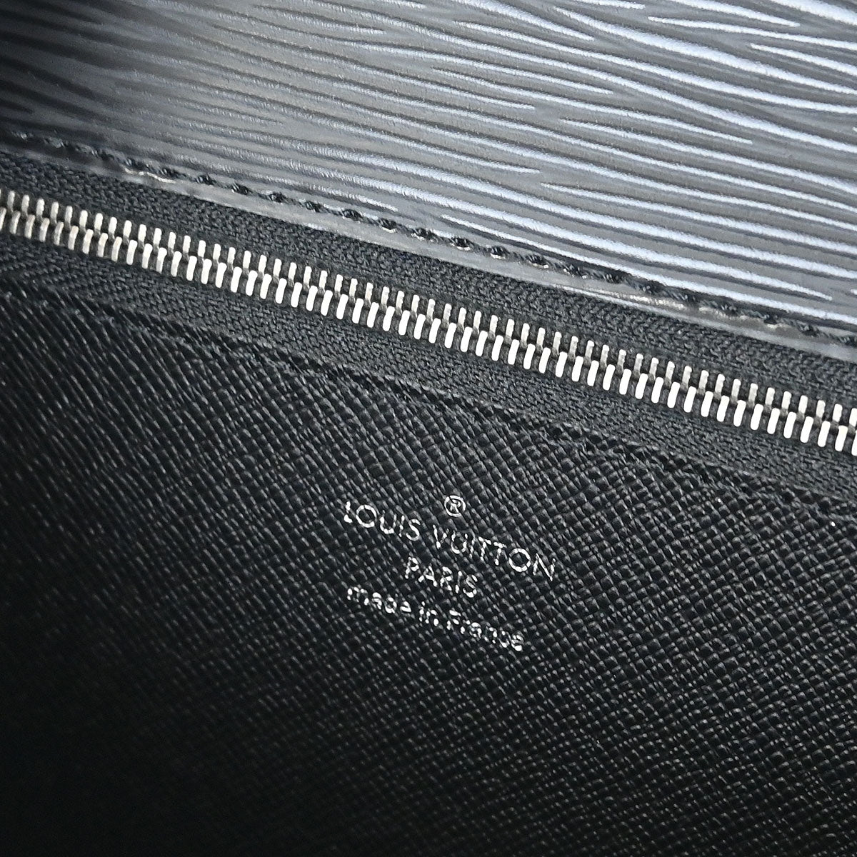 Louis Vuitton Black Epi Pochette Sellier Dragonne Clutch M52762