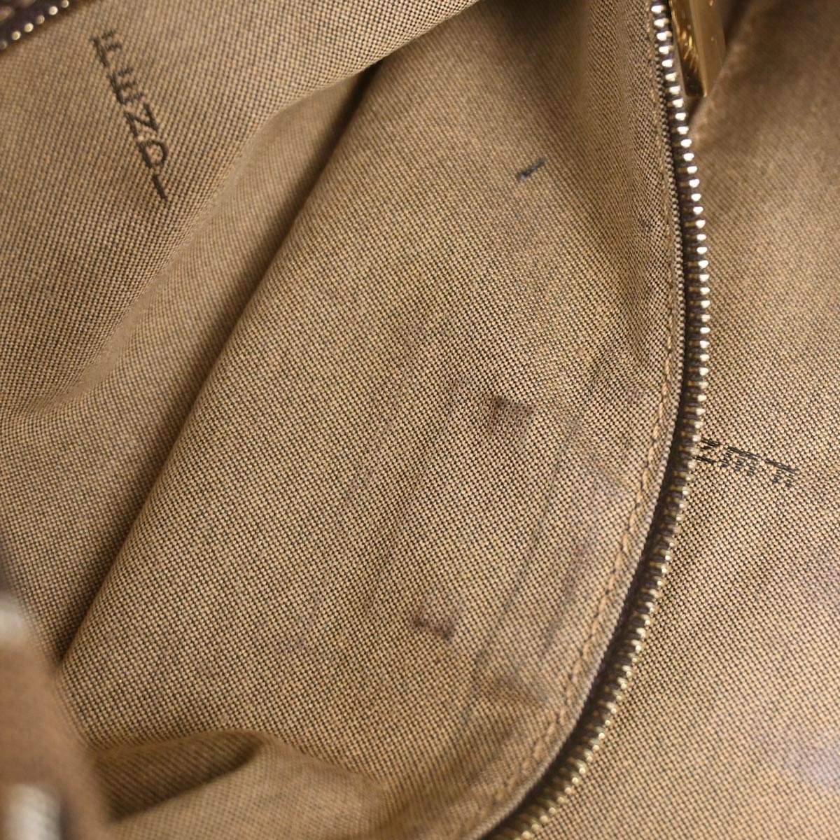 Fendi Brown Canvas Zucca Baguette Handbag