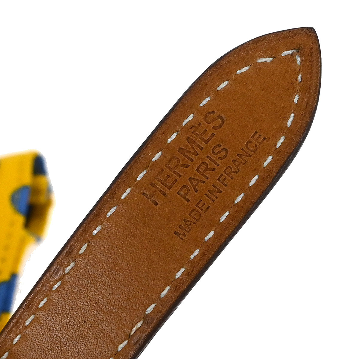 Hermes Yellow Silk Silky City 33 Shoulder Bag