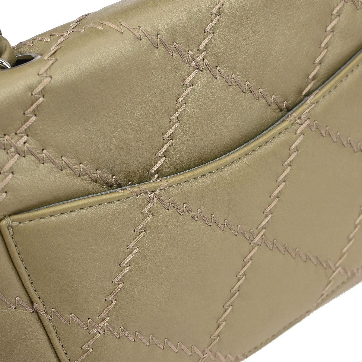 Chanel Gold Lambskin Ultra Stitch Flap Bag