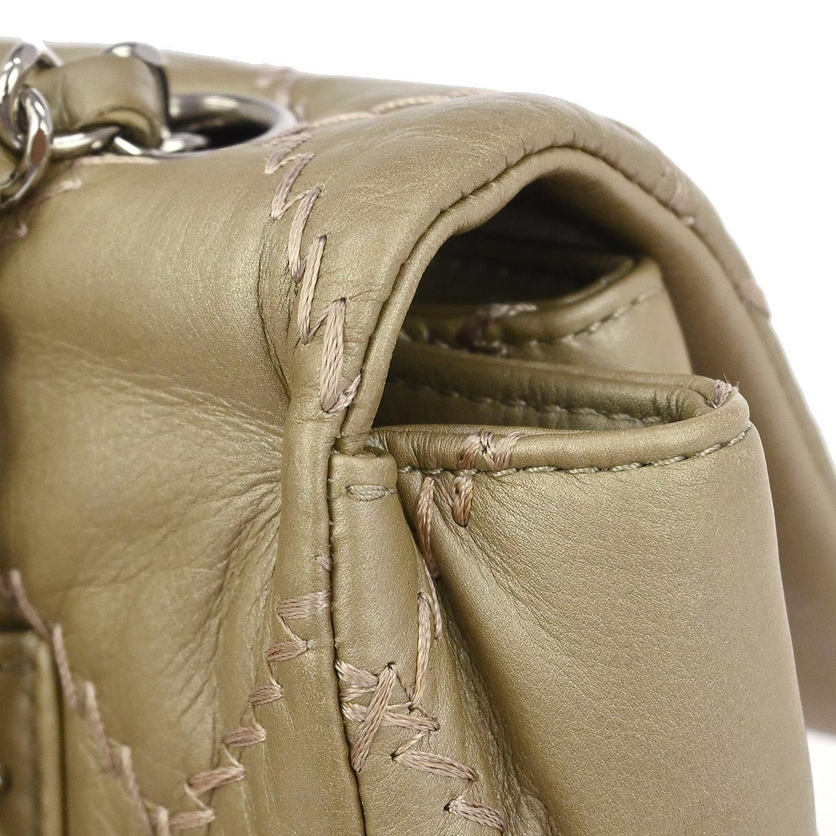 Chanel Gold Lambskin Ultra Stitch Flap Bag