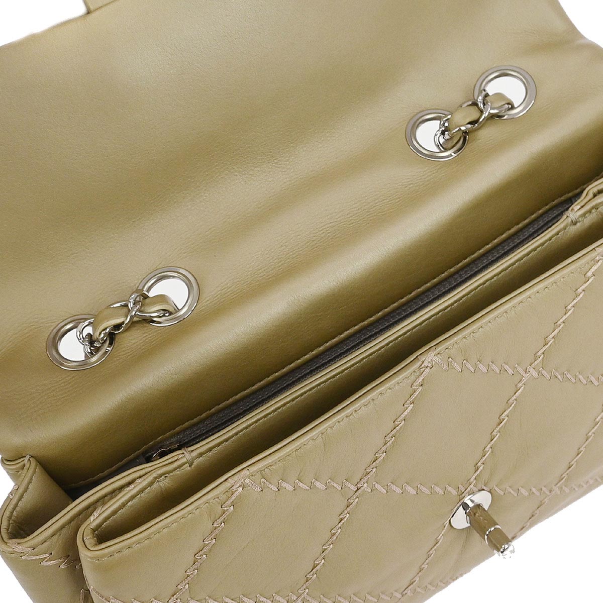 Chanel Gold Lambskin Ultra Stitch Flap Bag