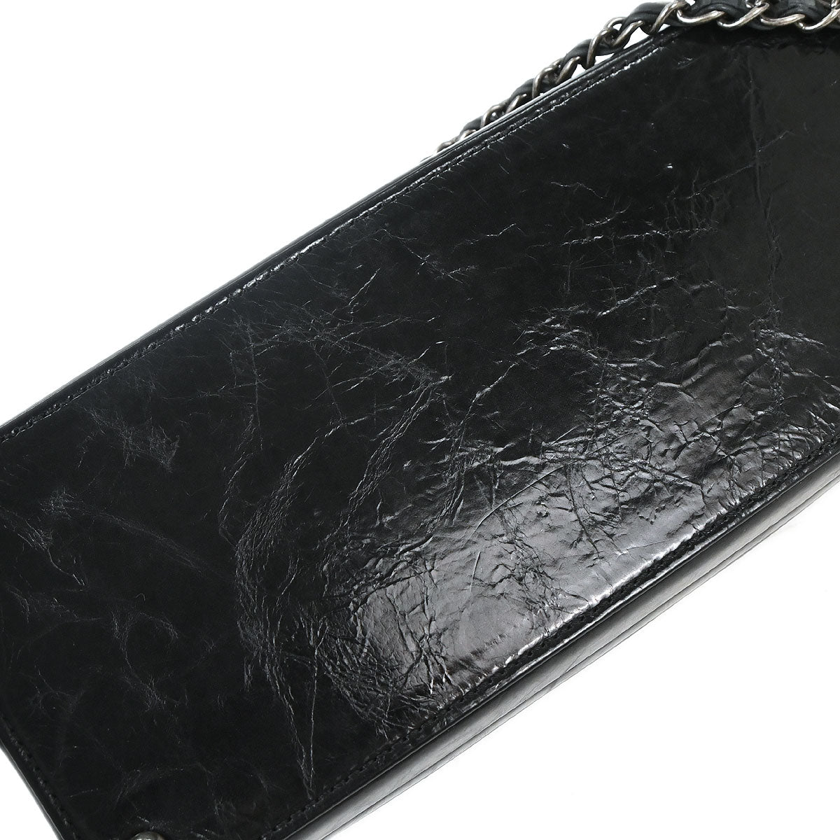 Chanel Black Calfskin Shoulder Bag