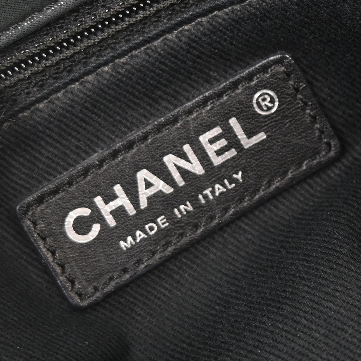 Chanel Black Calfskin Shoulder Bag