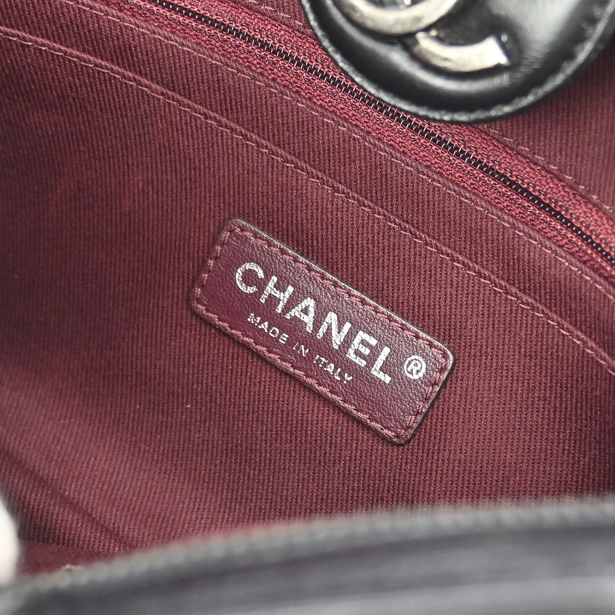 Chanel Black Calfskin Coco Pleats Clutch Crossbody Bag