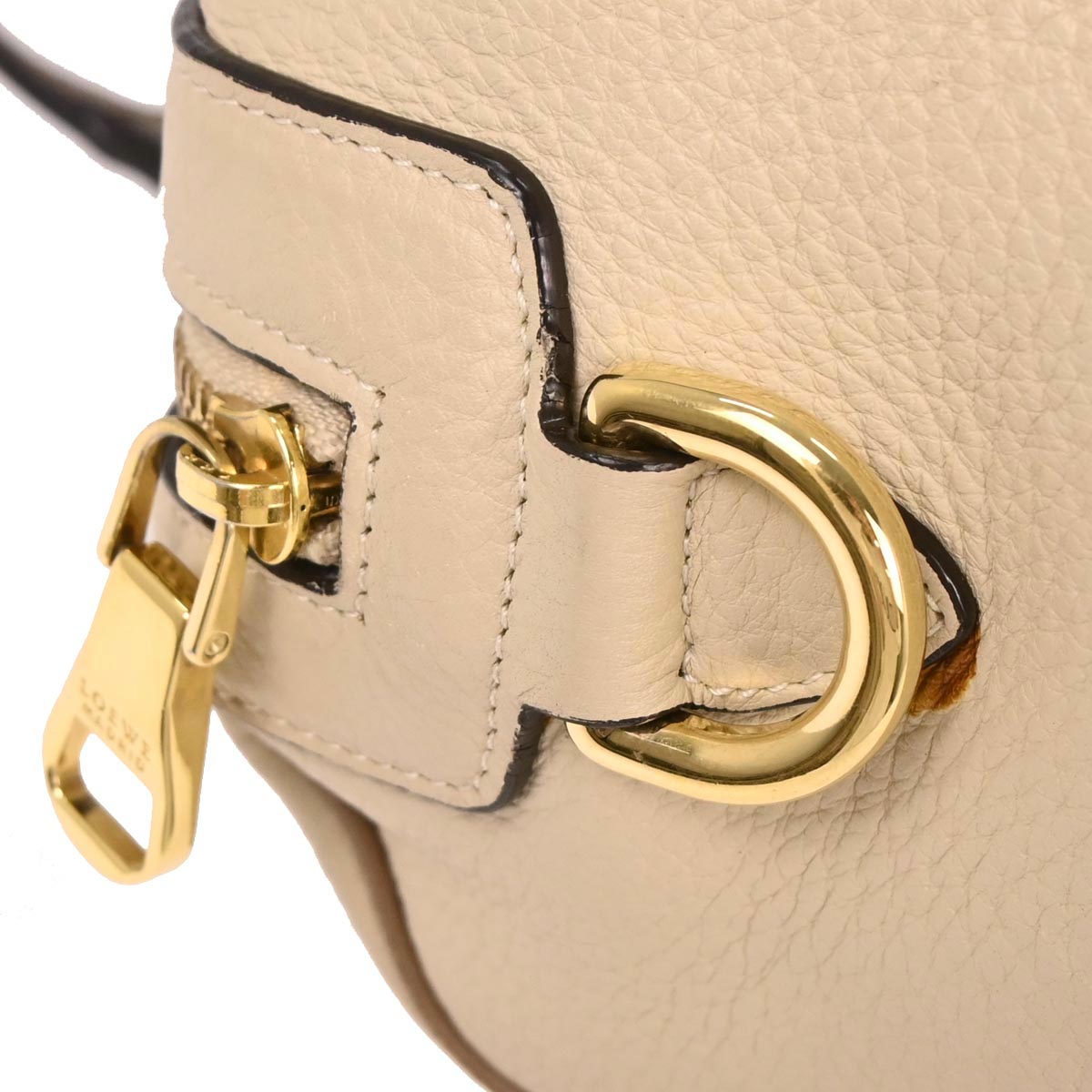 Loewe Beige Fusta 35 2way Shoulder Handbag